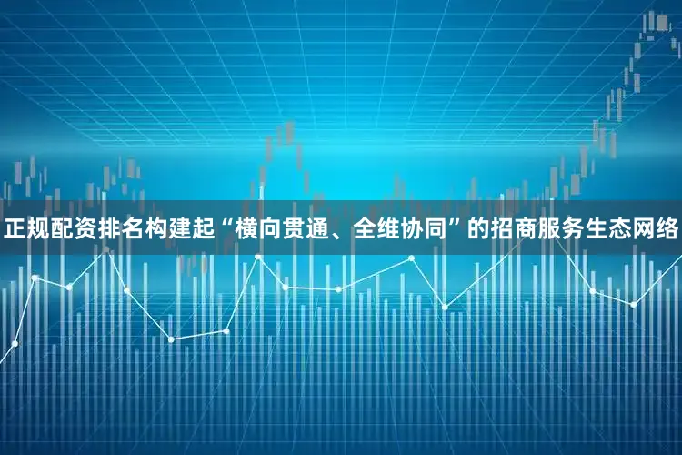 正规配资排名构建起“横向贯通、全维协同”的招商服务生态网络